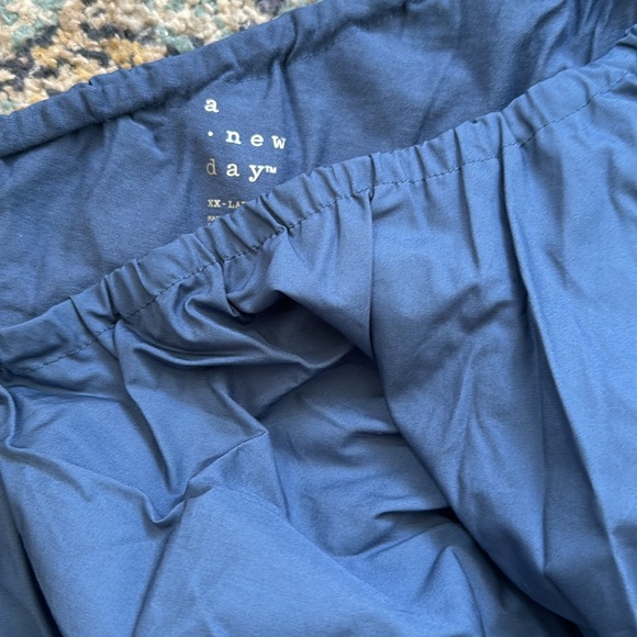 NWT A New Day cropped blue one shoulder tank with elastic bottom XXL plus size - Picture 3 of 3